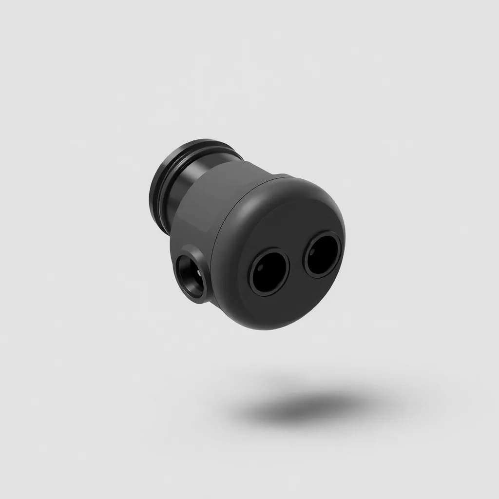 Extended 8mm Quick-Connect Female Inflatable Connector view 4