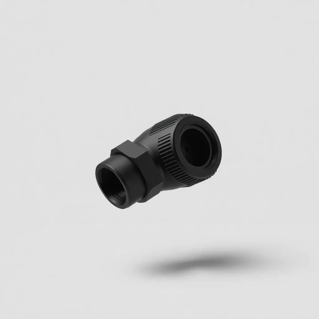 Extended 8mm Quick-Connect Female Inflatable Connector view 3
